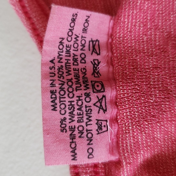 Michael Stars One Shoulder Tank Top Women One Size Fits Most Light Red Stretchy - Picture 10 of 11